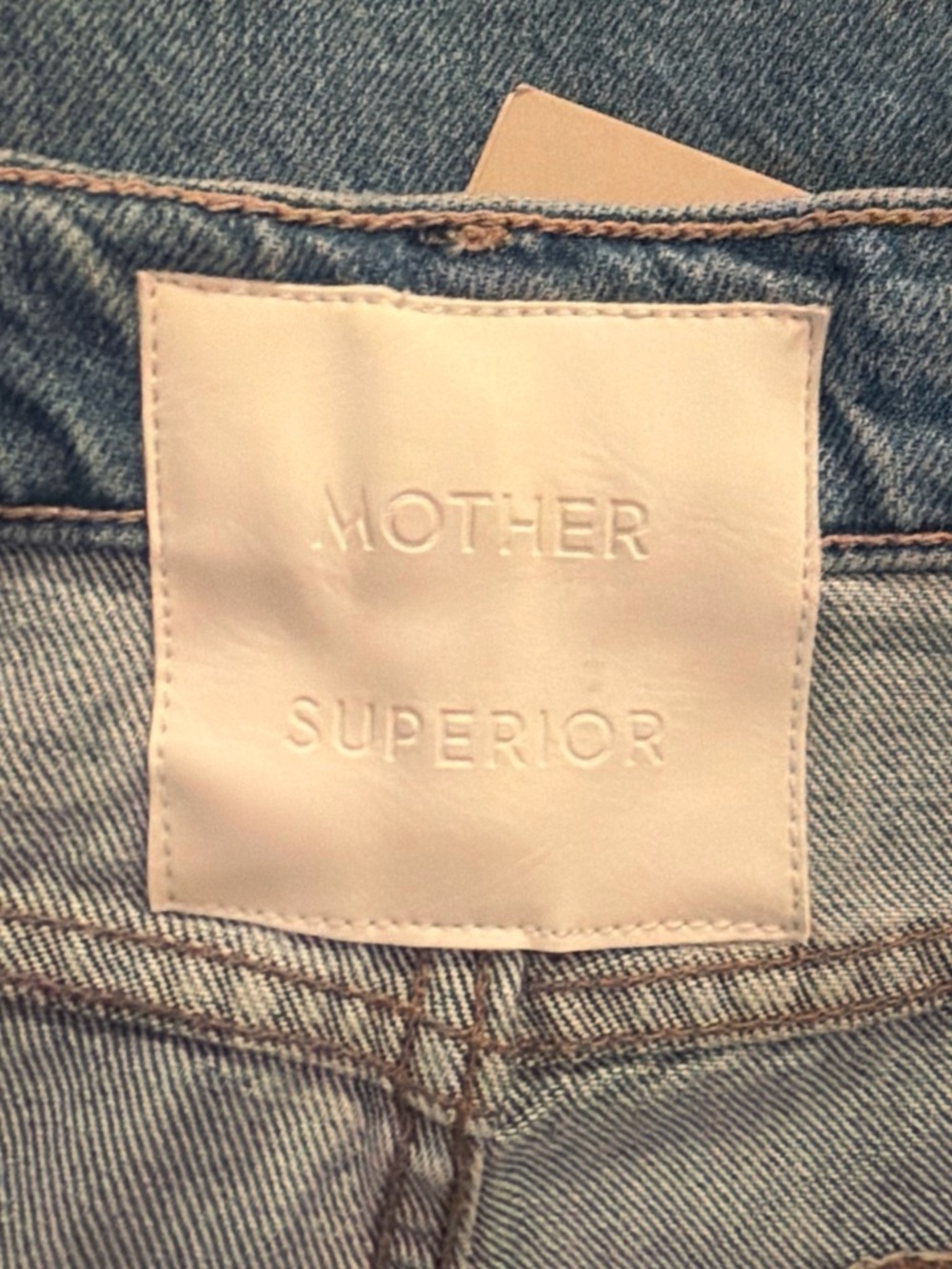 MOTHER Superior High-Rise Wide Leg ankle Jeans - Light Blue Wash - Picture 4 of 7